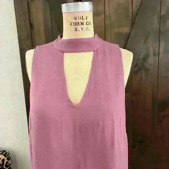 WAYF NWT Dusty Mauve Sheath Dress, Size M - Picture 4 of 9
